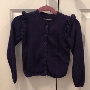 Purple cardigan 4/5